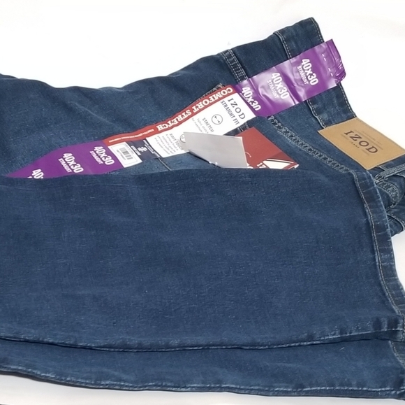 Izod men's boot cut jeans - Picture 5 of 8